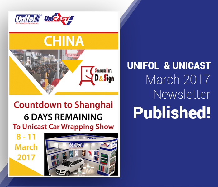 Unifol March 2017 Newsletter