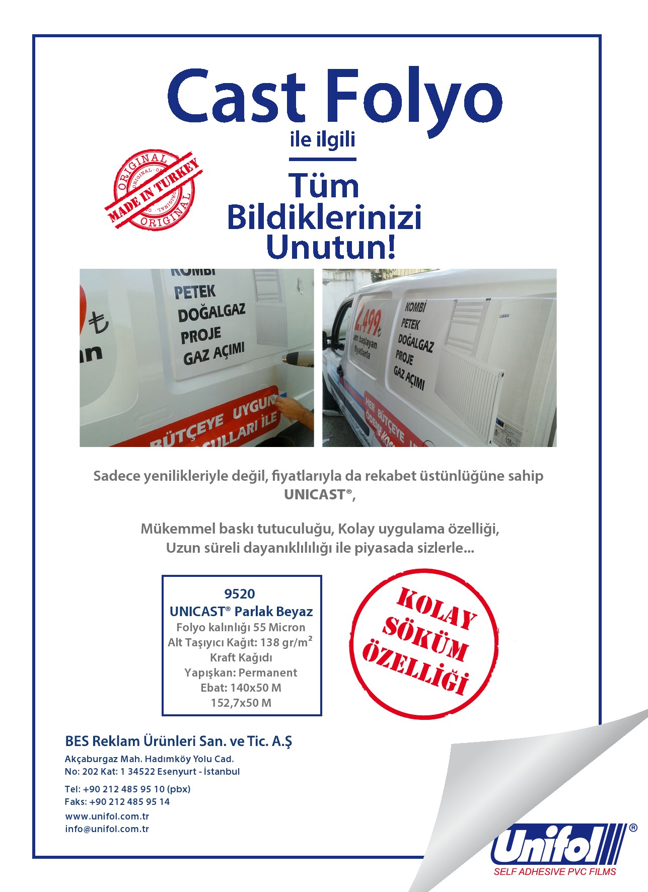 Unicast & Stone guard vehicle wrapping workshop from Bes Reklam - 7